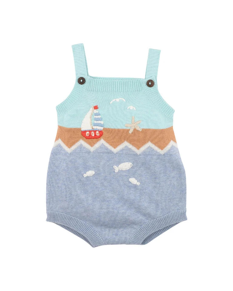 Max Organic Hand Emb. Knitted Bodysuit