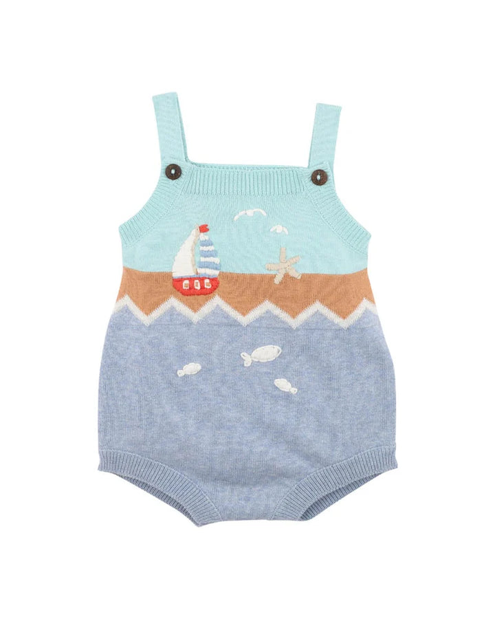 Max Organic Hand Emb. Knitted Bodysuit