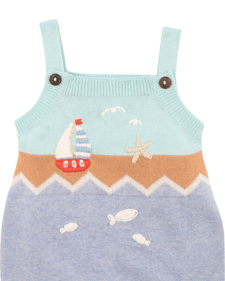 Max Organic Hand Emb. Knitted Bodysuit