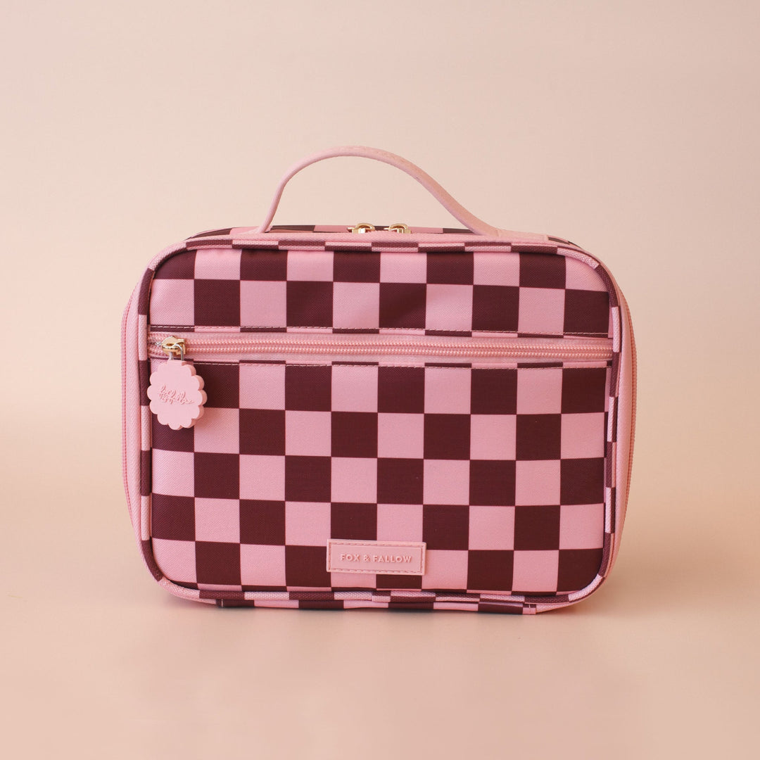 Mini Lunch Bag | Cherry Check