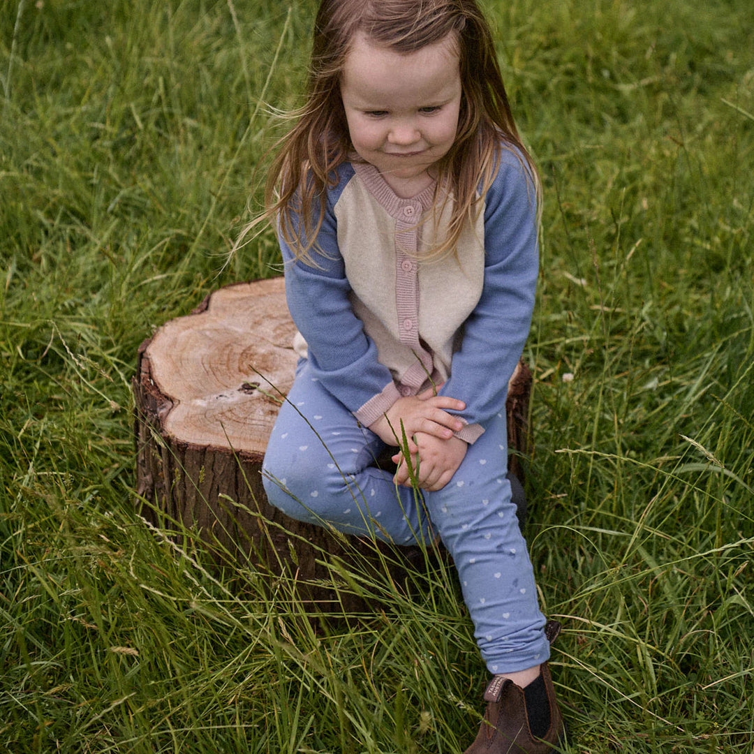 Leggings | Hearts Bluebelle