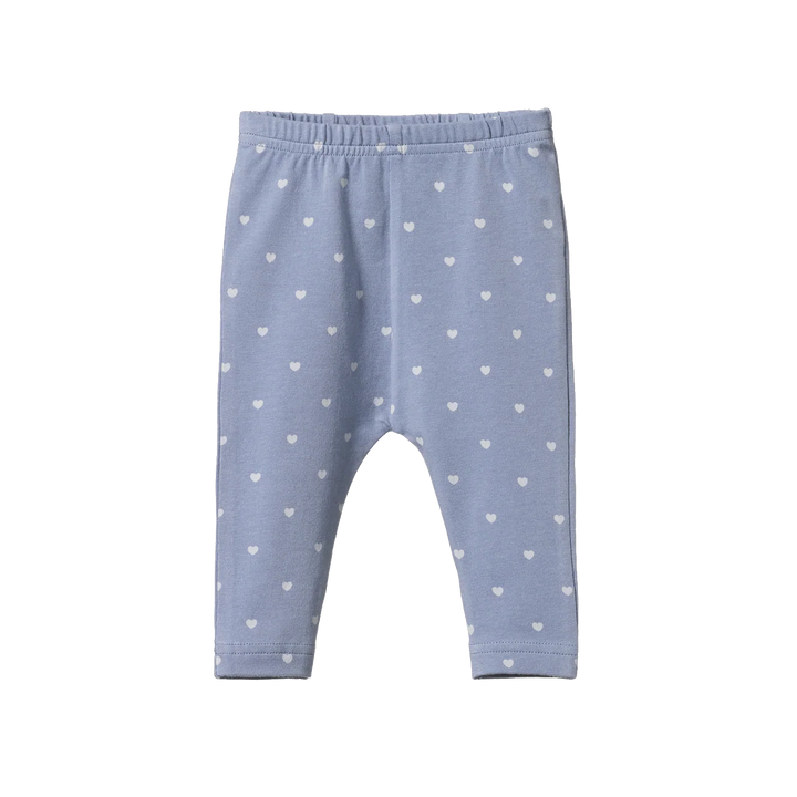 Leggings | Hearts Bluebelle