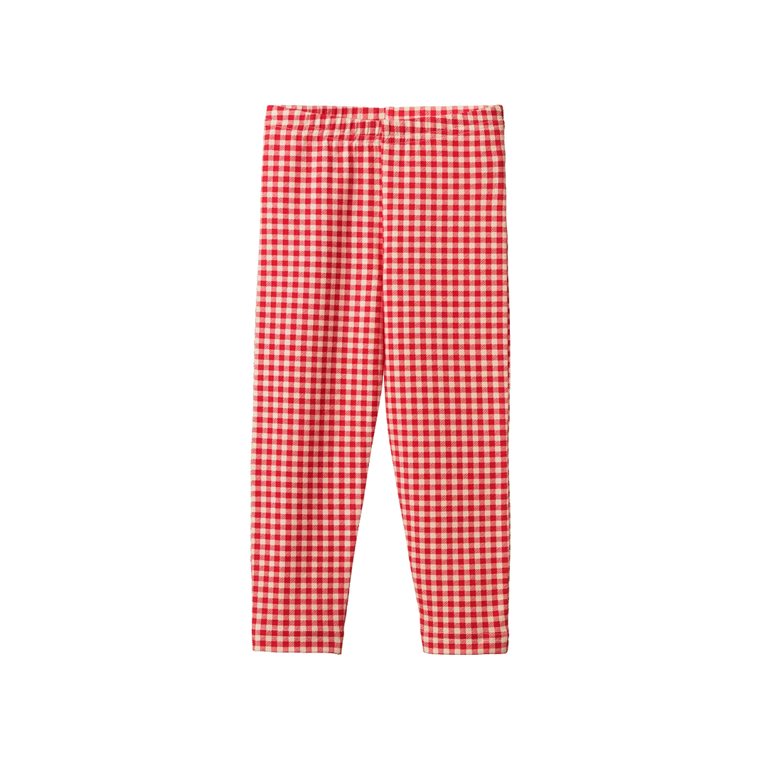 Leggings | Red Gingham