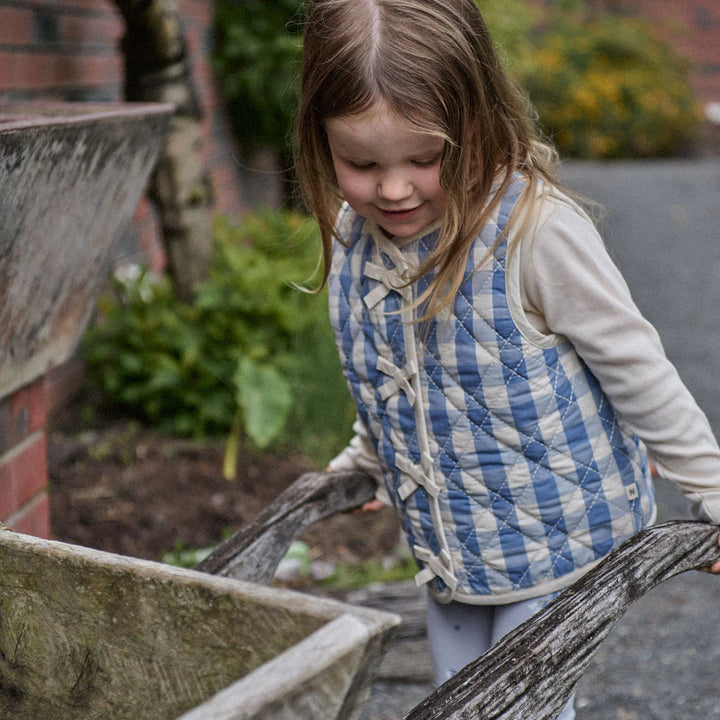 Quilted Vest | Marlo - Bluebelle Check