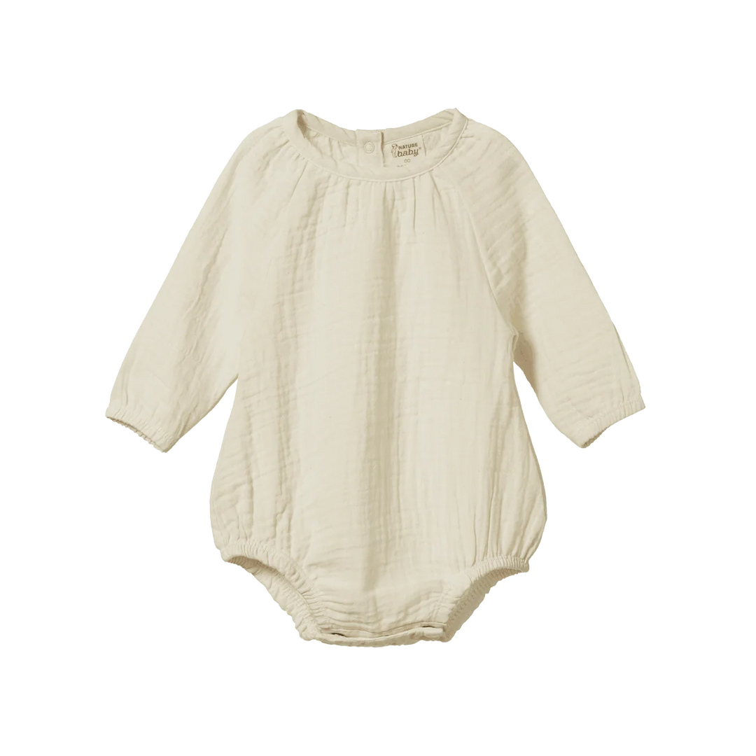Meadow Bodysuit | Muslin - Natural