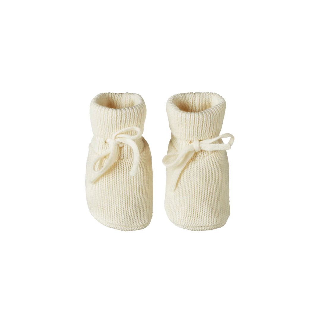 Booties | Merino Knit - Natural