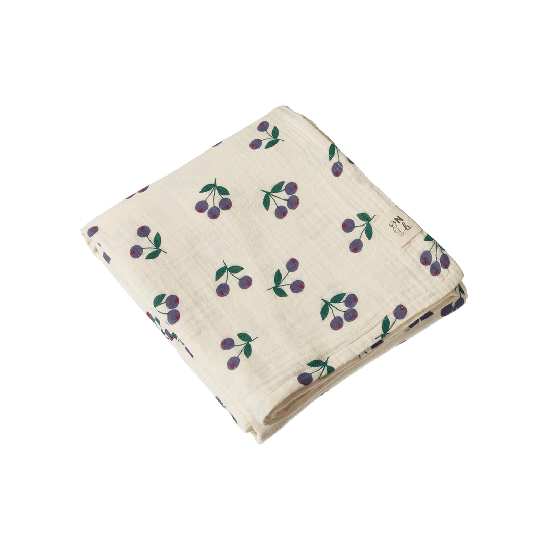 Muslin Wrap - Winter Berry Natural