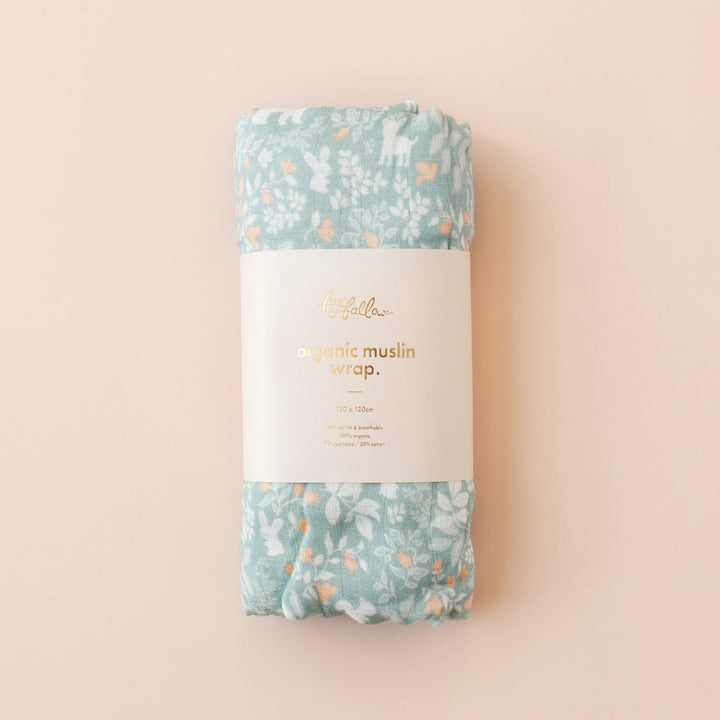 Swaddle | Organic - Forest Friends Sage