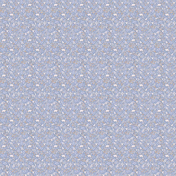 Swaddle | Organic - Forest Friends Cornflower