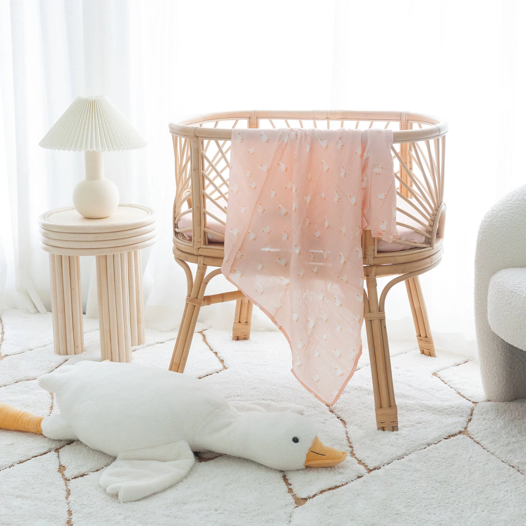 Swaddle | Organic - Pink Ducks