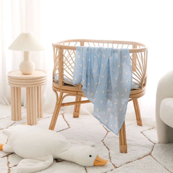 Swaddle | Organic - Blue Ducks