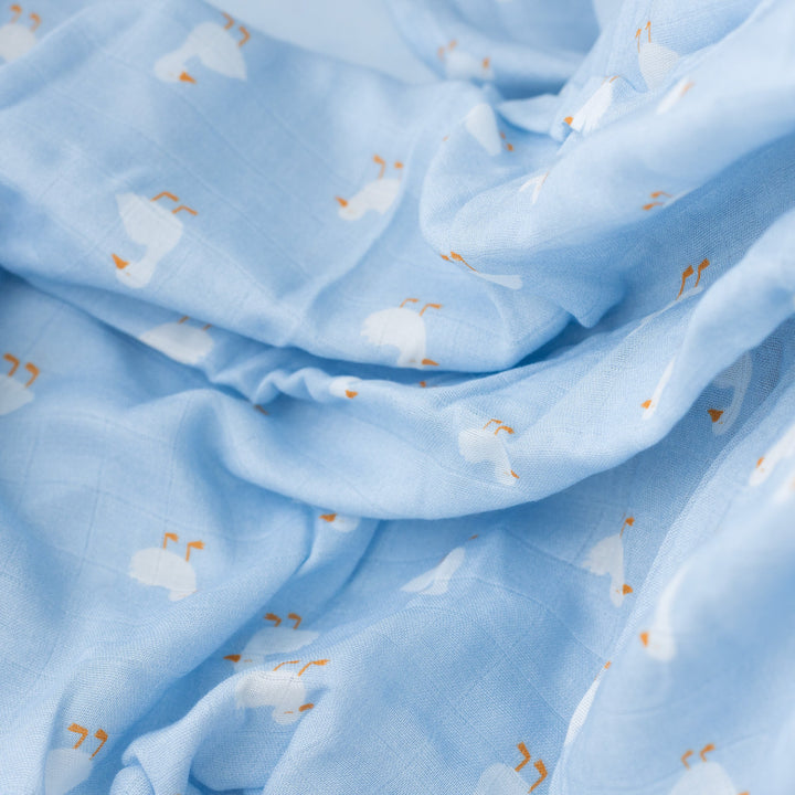 Swaddle | Organic - Blue Ducks