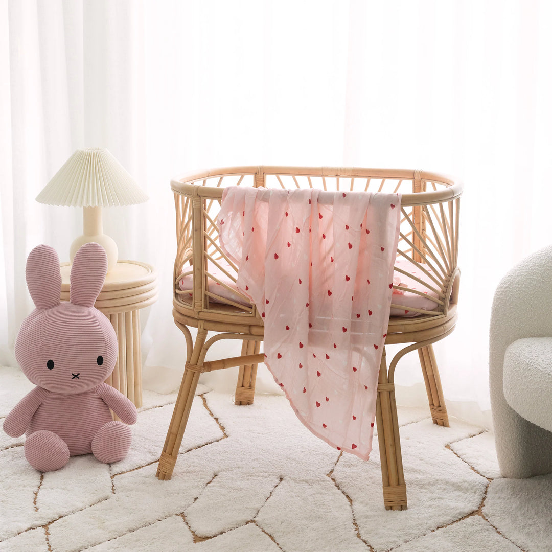 Swaddle | Organic - Little Hearts