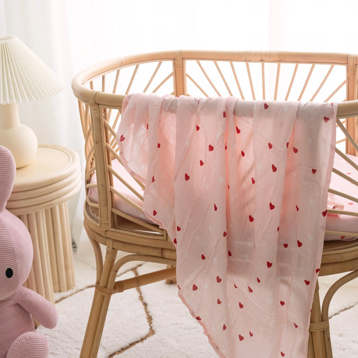 Swaddle | Organic - Little Hearts