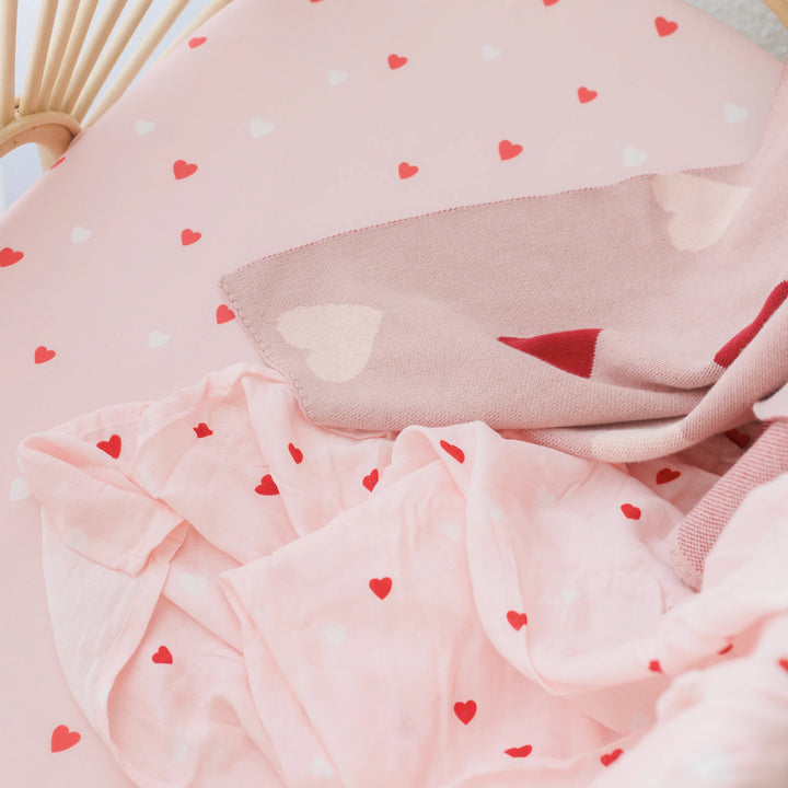 Swaddle | Organic - Little Hearts