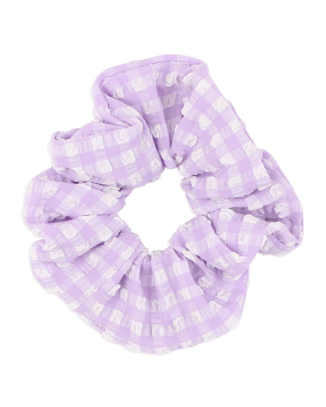 Scrunchie | Gingham - Lilac