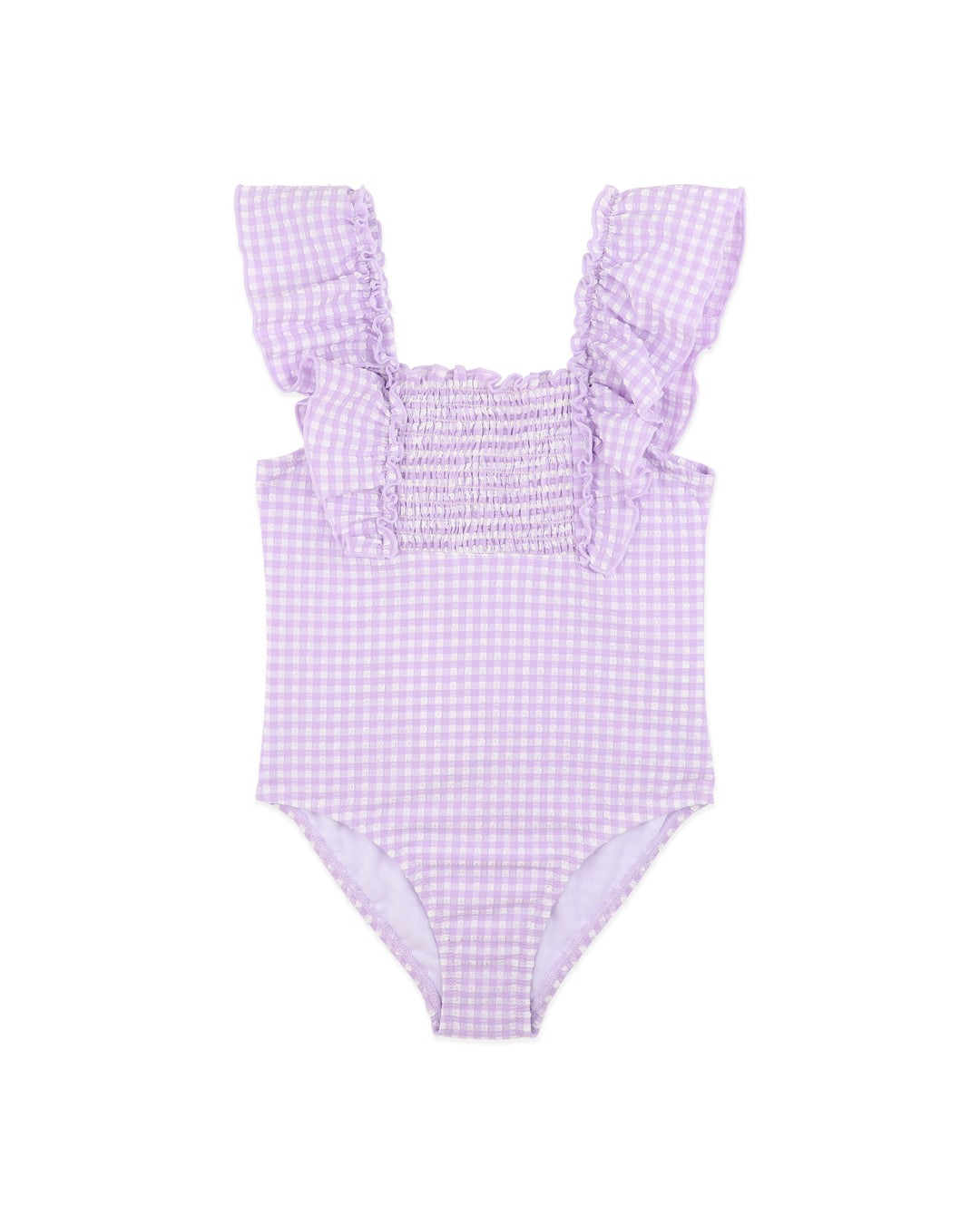 Swimsuit | Gingham - Lilac