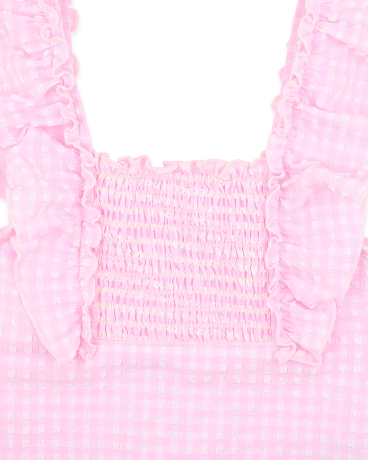 Swimsuit | Gingham - Pink