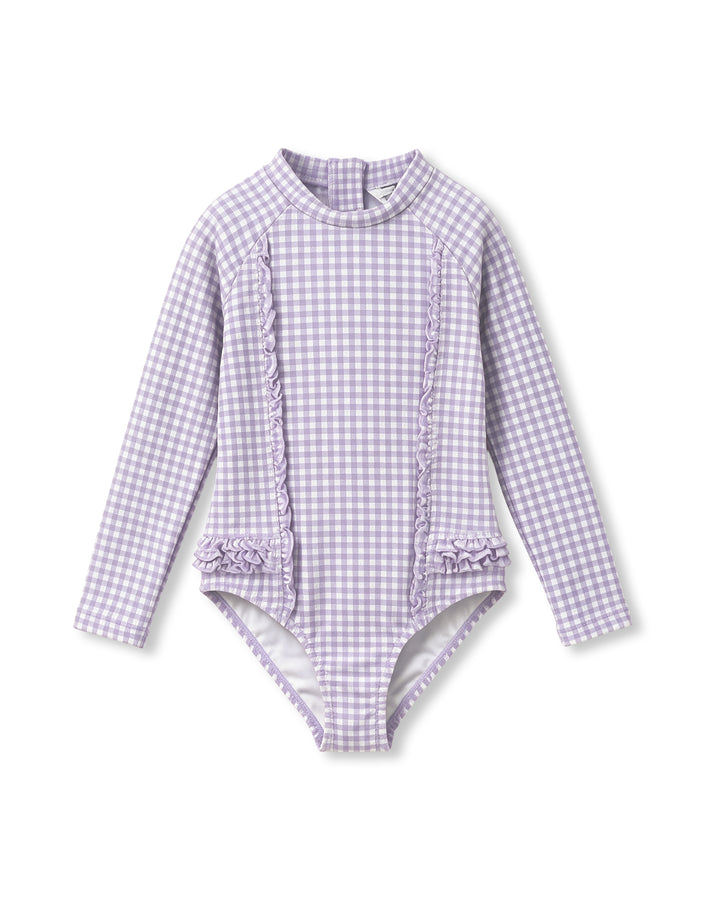 Sunsuit | Gingham - Lilac