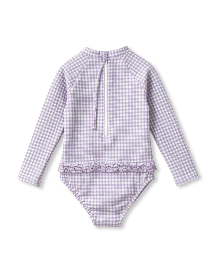Sunsuit | Gingham - Lilac