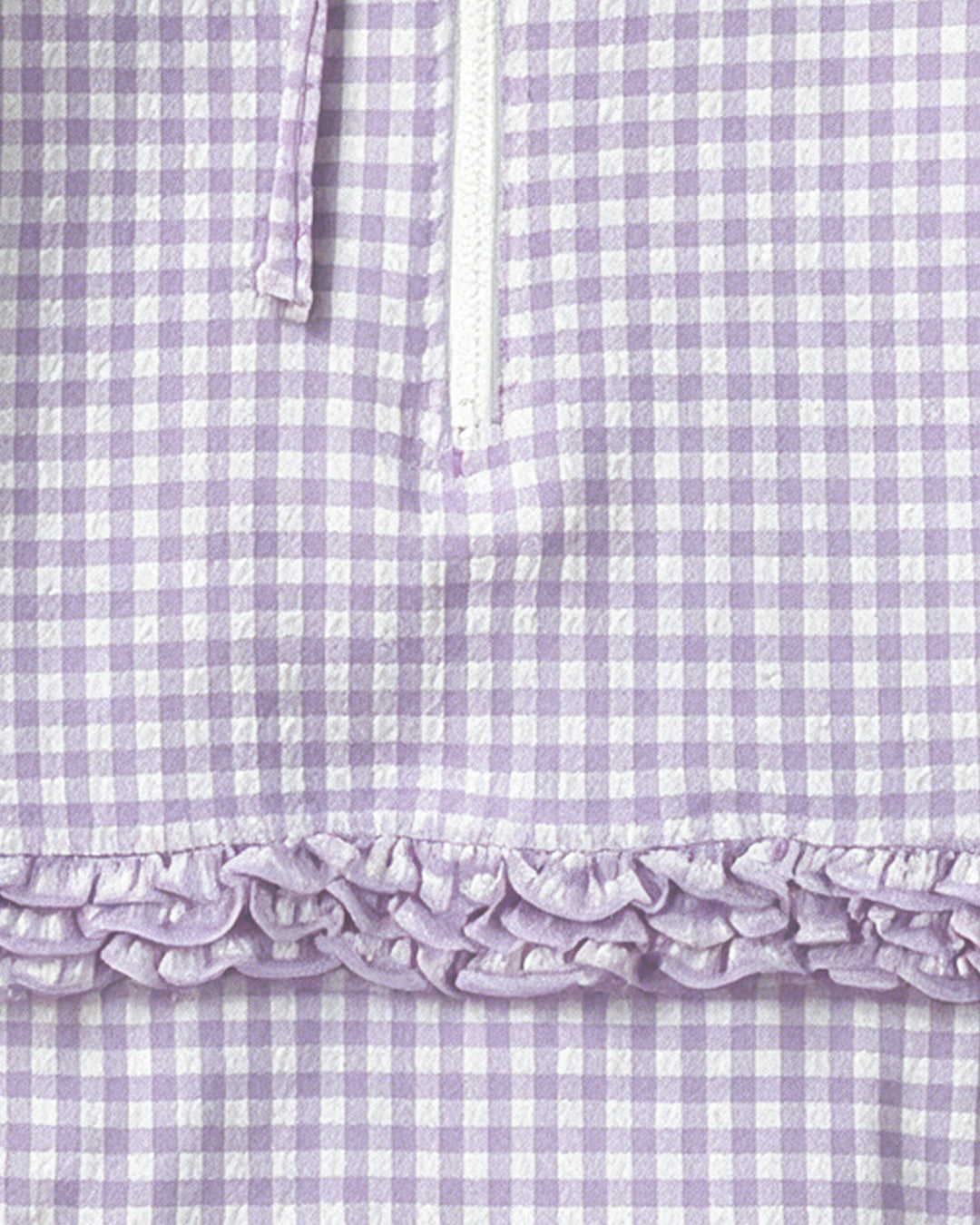 Sunsuit | Gingham - Lilac