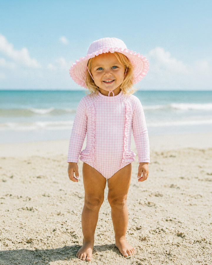 Sunsuit | Gingham - Pink