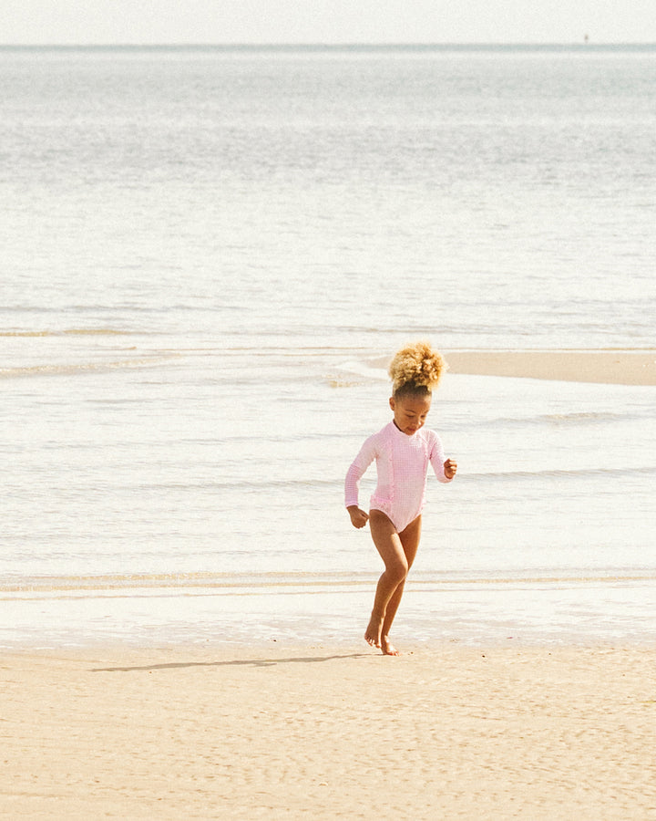 Sunsuit | Gingham - Pink
