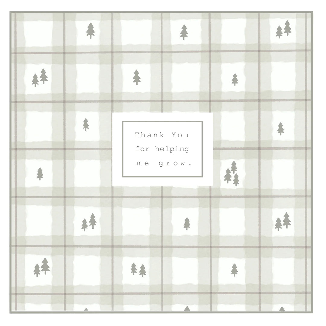 Greeting Card | Thank You for Helping Me Grow