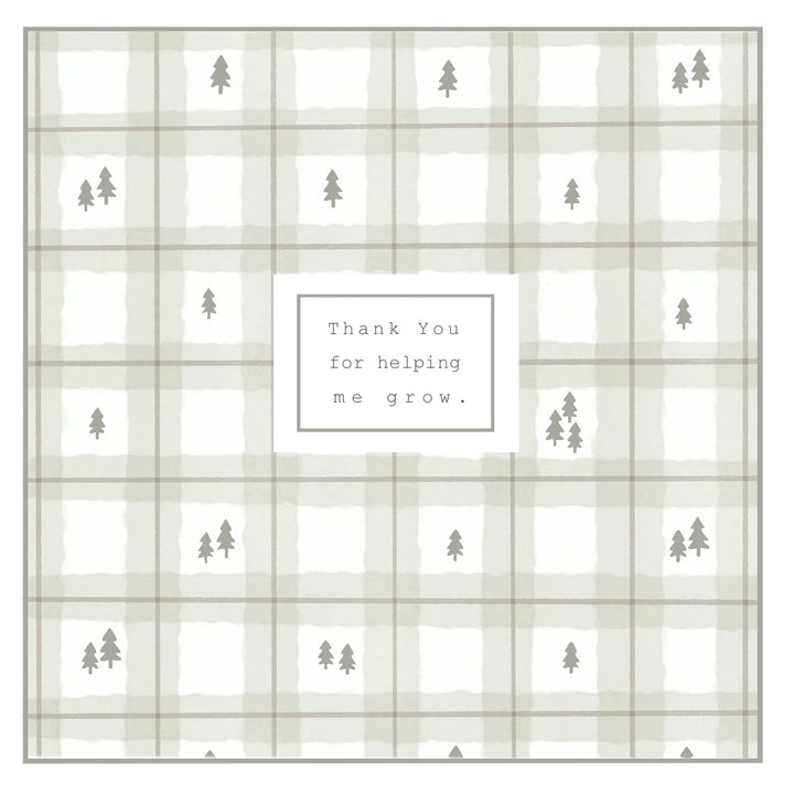 Greeting Card | Thank You for Helping Me Grow
