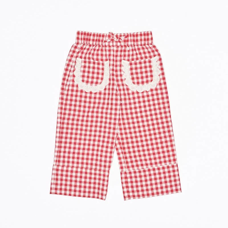 Marley Pant - Red White Check