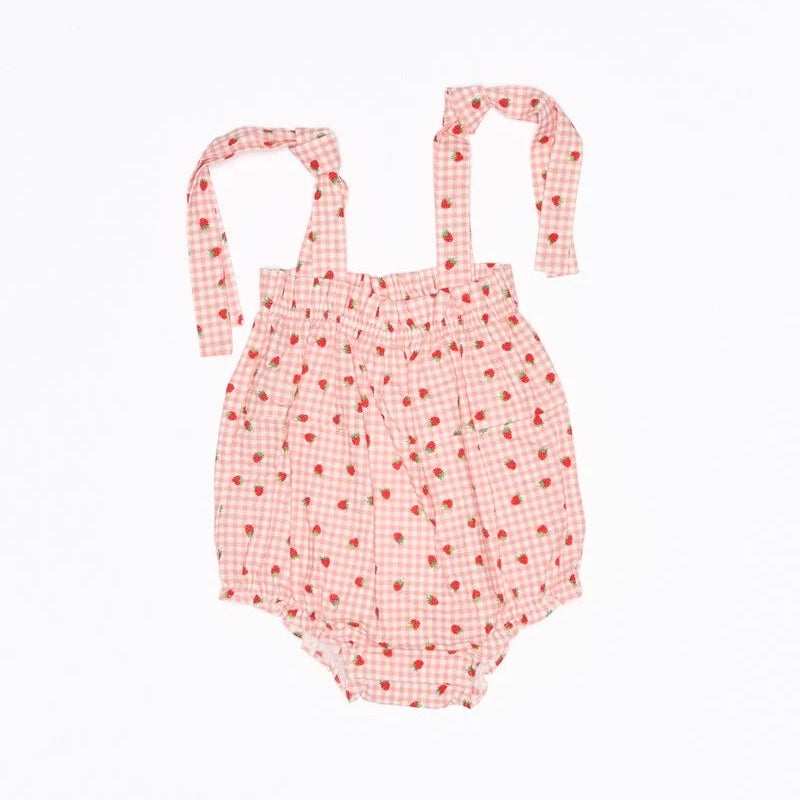 Marley Romper - Strawberry Fields