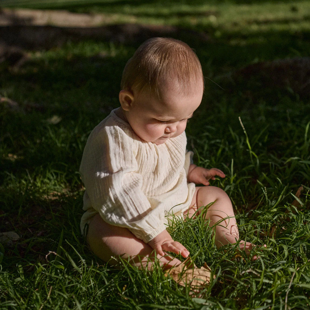 Meadow Bodysuit | Muslin - Natural