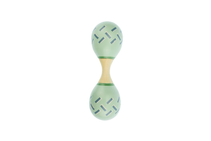 Wooden Maraca Rattle - Pastel