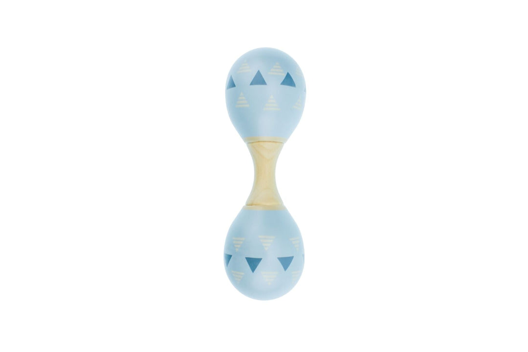 Wooden Maraca Rattle - Pastel