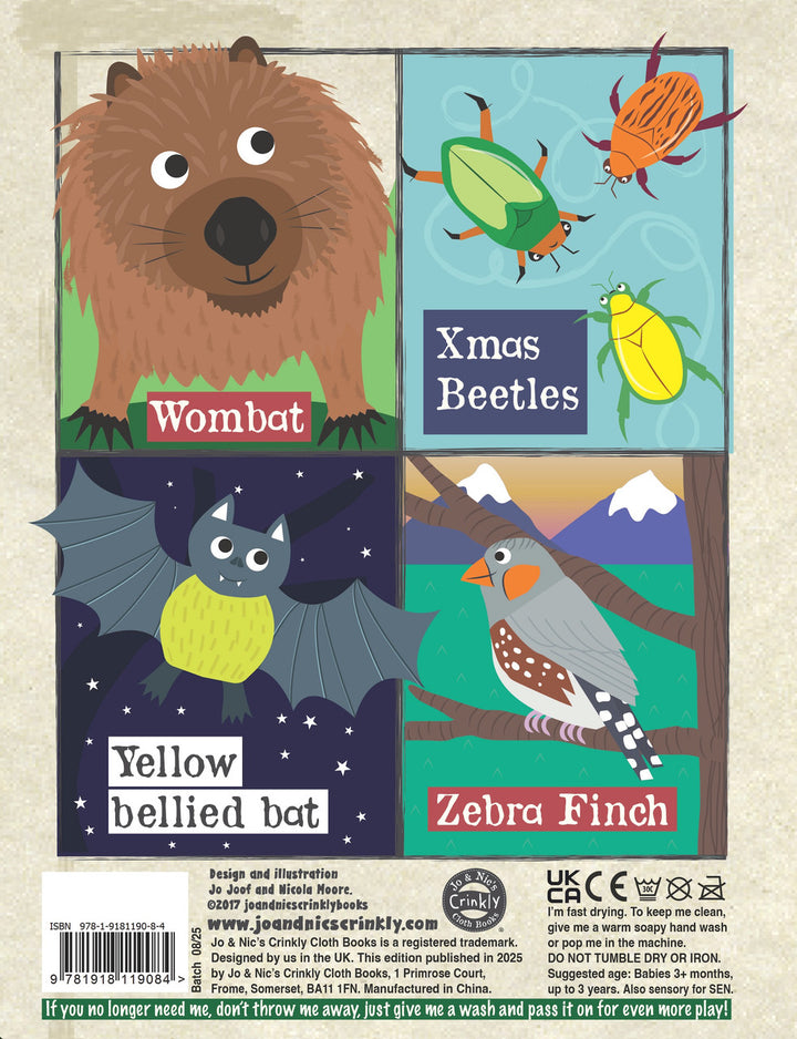 Nursery Times | Crinkly Newspaper - A-Z Aussie Animals