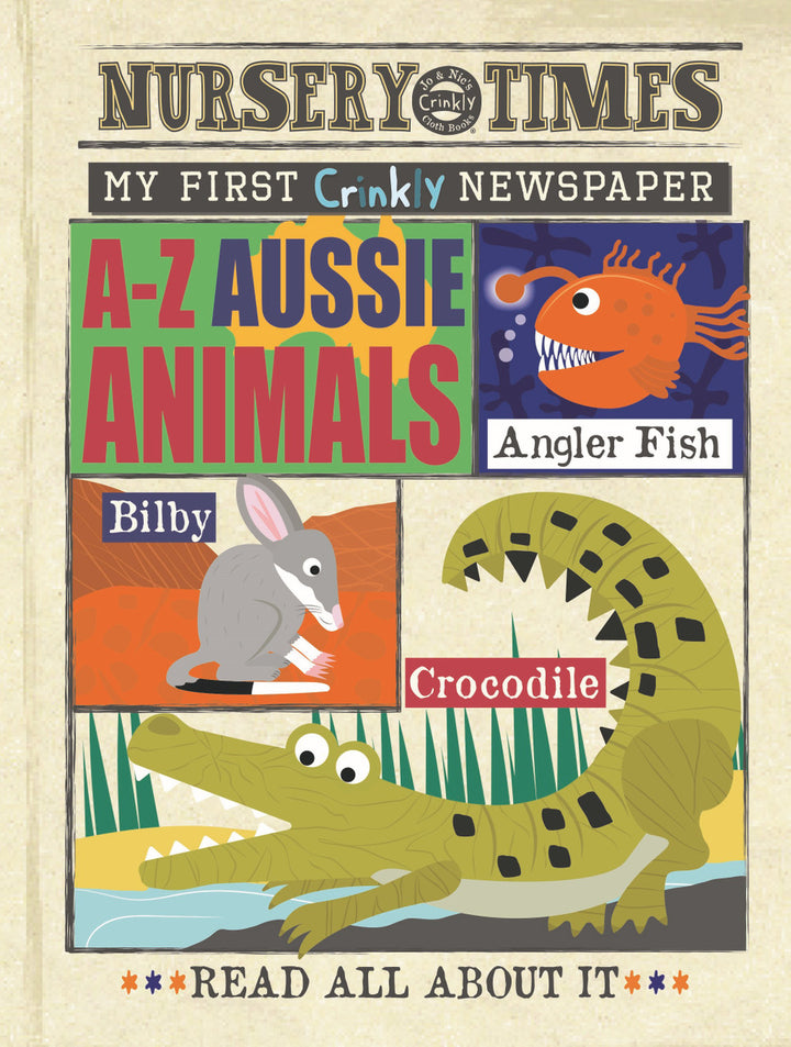Nursery Times | Crinkly Newspaper - A-Z Aussie Animals
