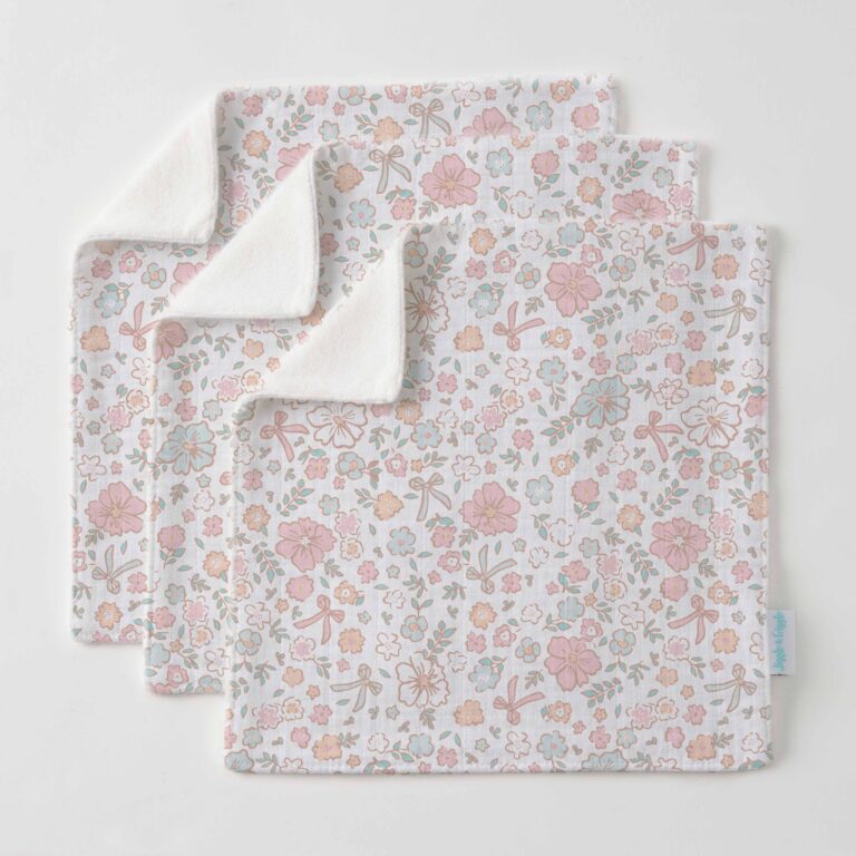 Face Washer Set | 3 Pack - Sweet Floral
