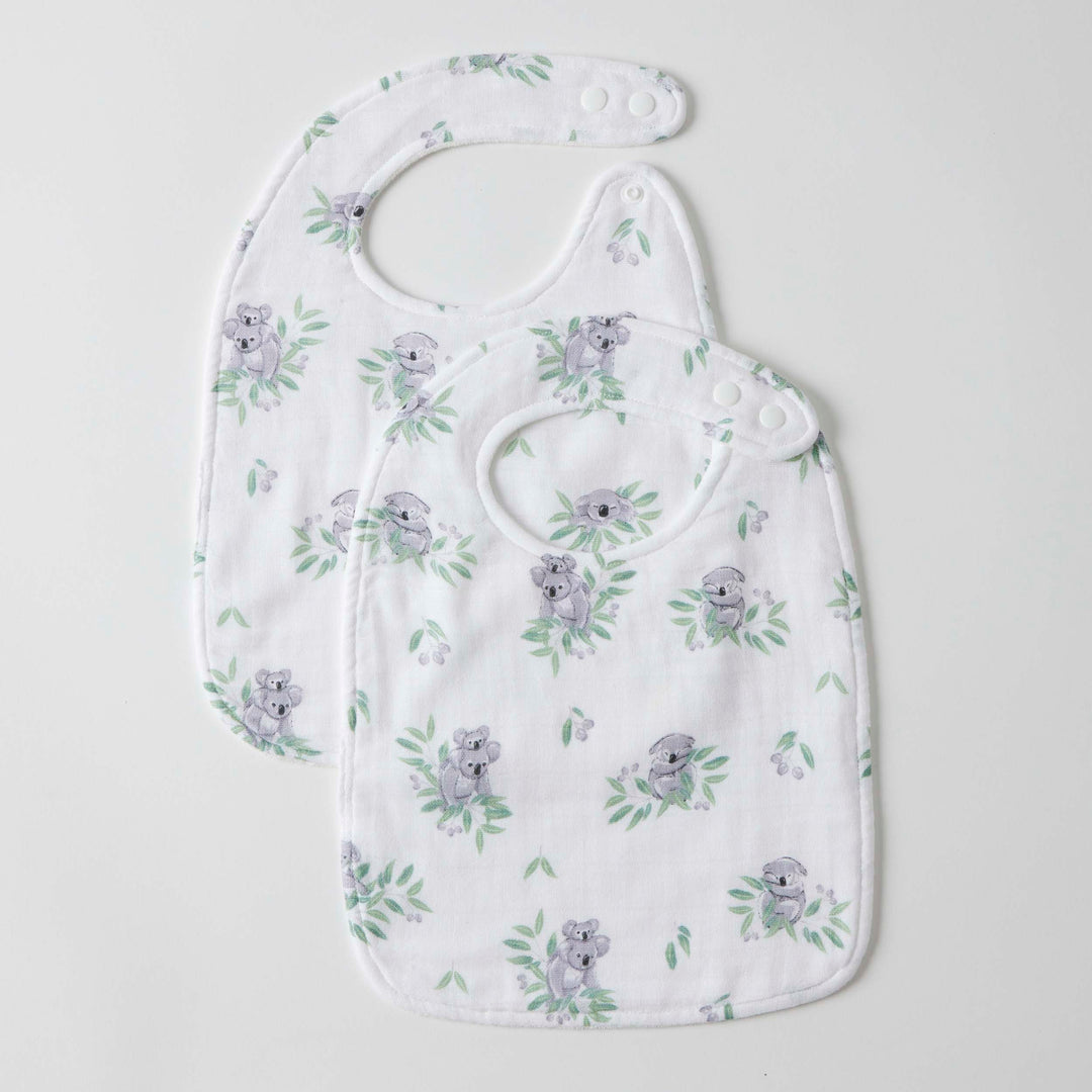Muslin Bib Set of 2 - Koala Cuddles