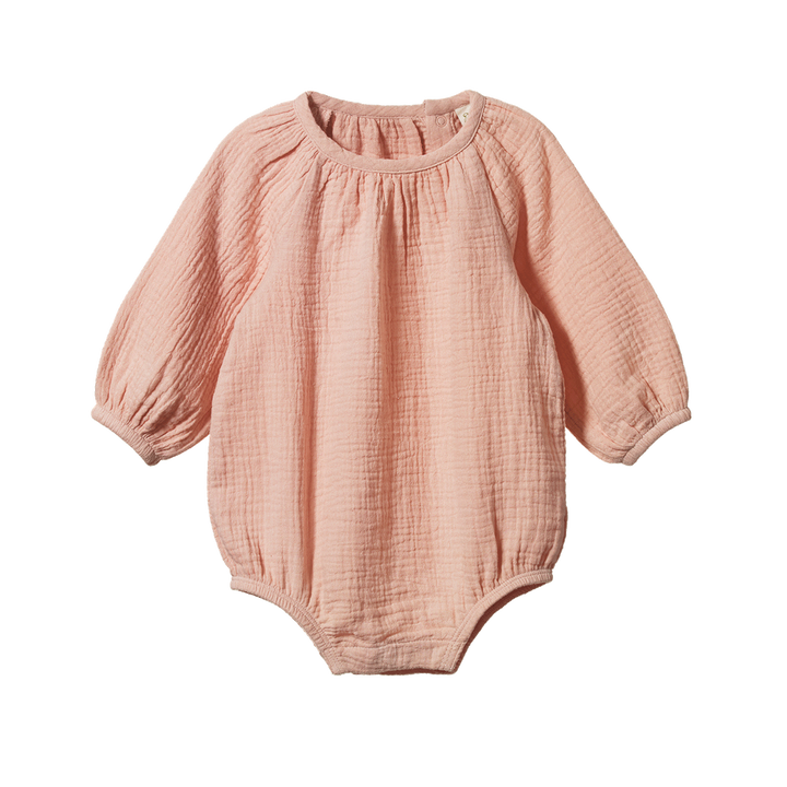 Meadow Bodysuit | Muslin - Rose Dust