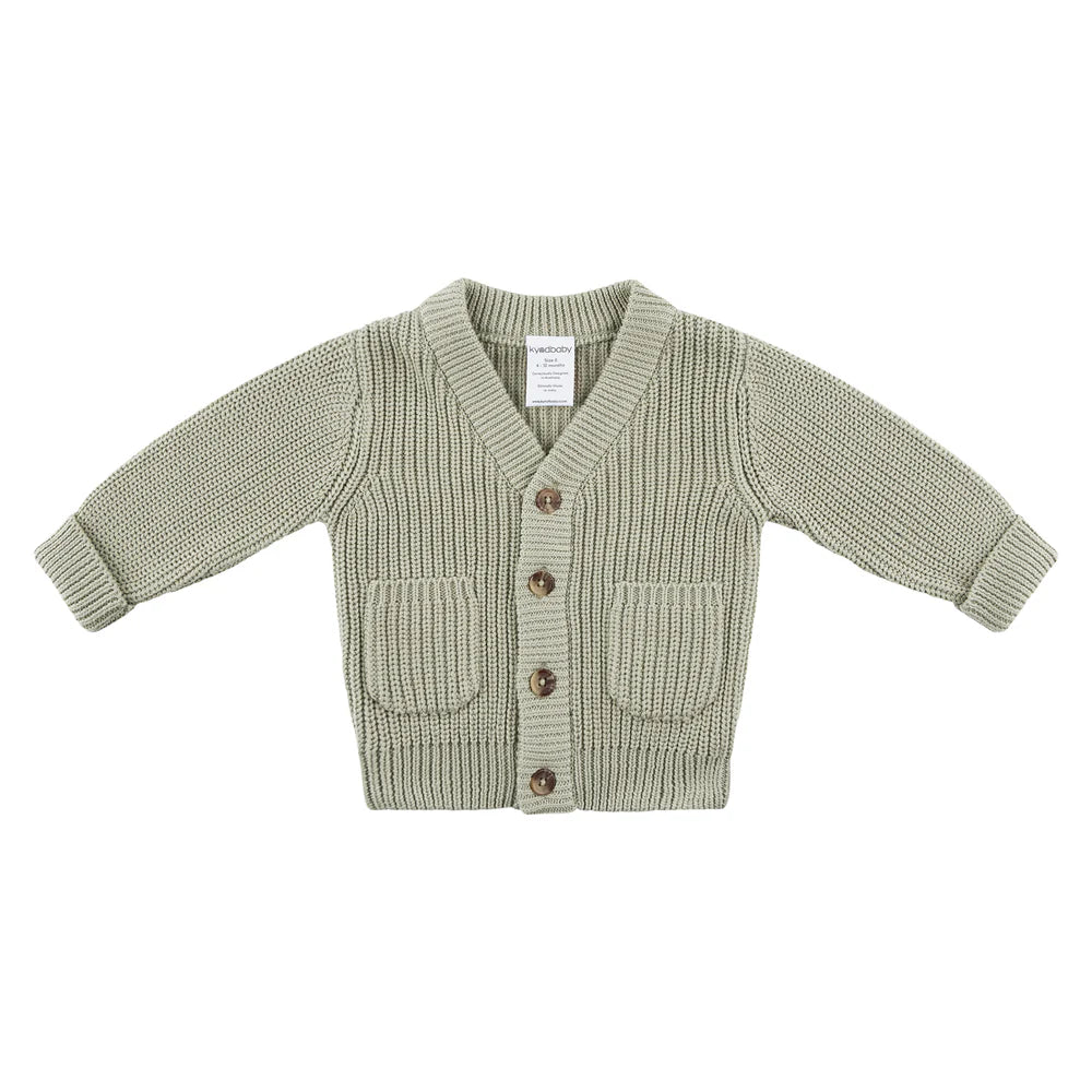 Cardigan | Chunky Knit - Sage