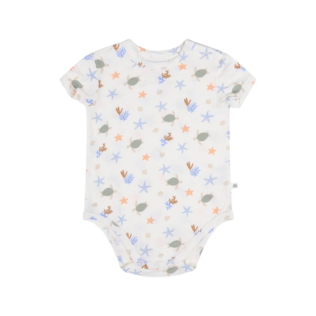 Comfy Short Sleeve Bodysuit - Underwater World
