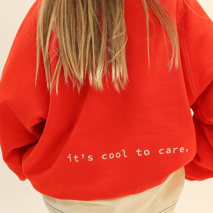 Retro Raglan Sweat - Flame