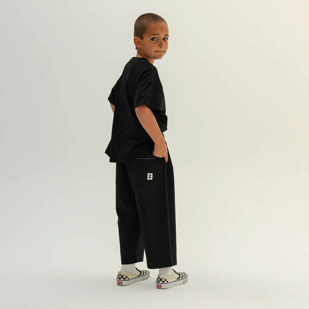 Skate Crop Pant - Black