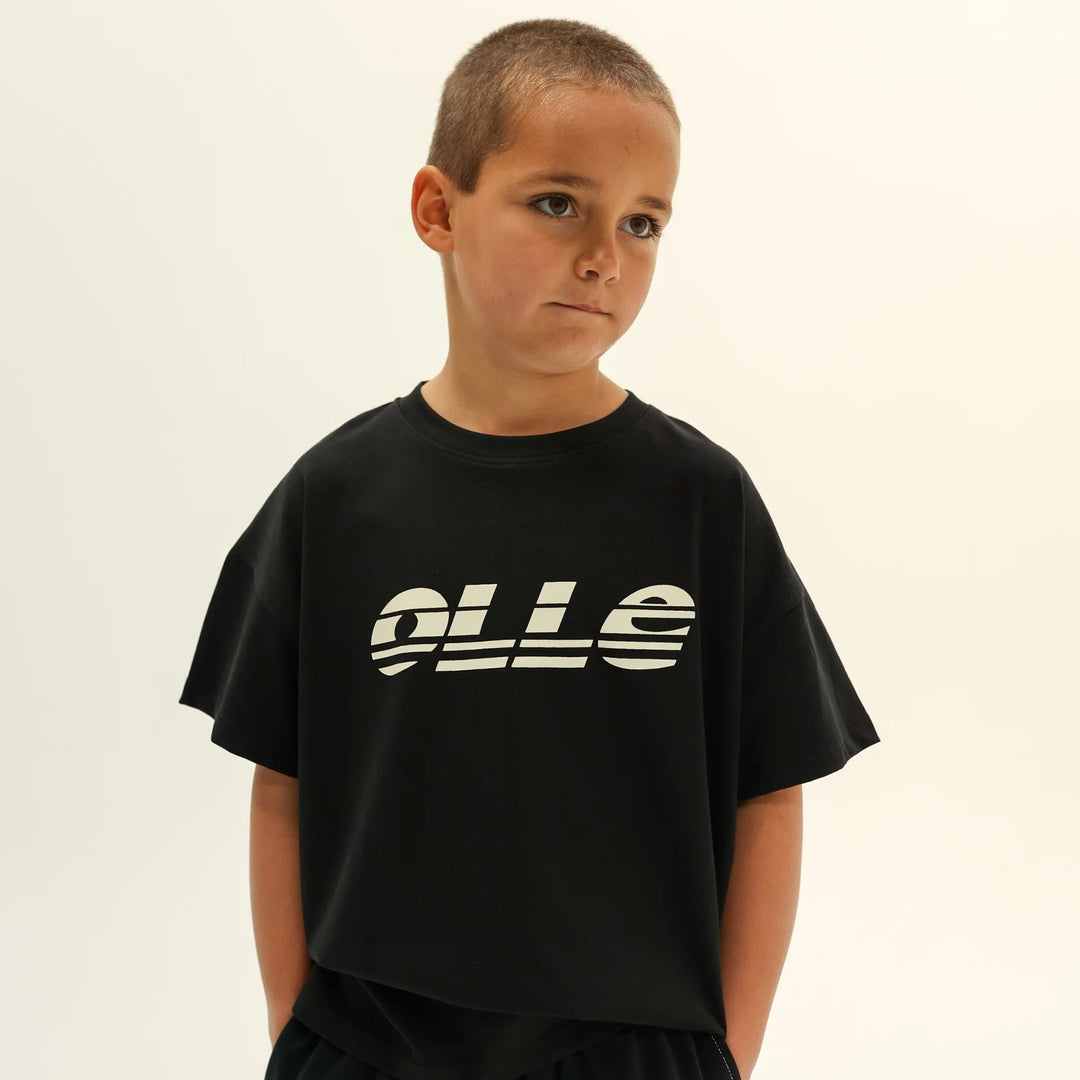 Splice Print Tee - Black
