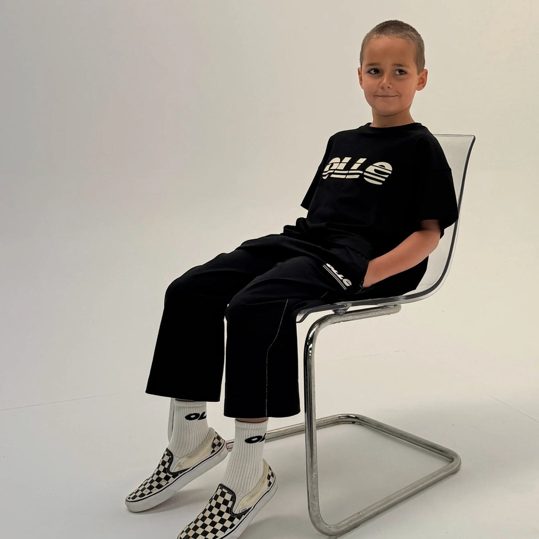 Splice Print Tee - Black