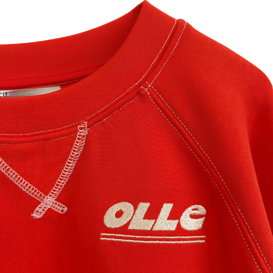 Retro Raglan Sweat - Flame