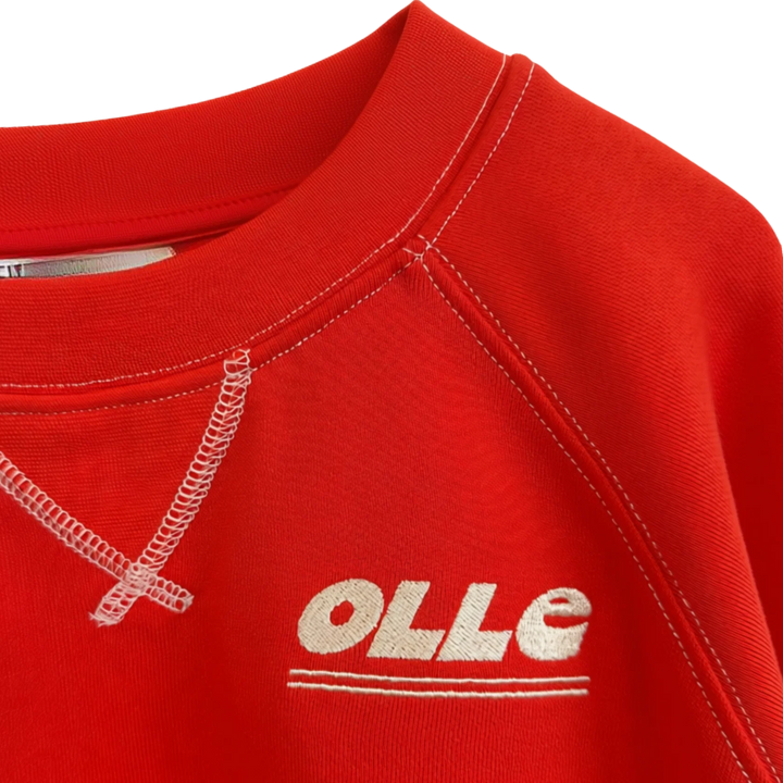 Retro Raglan Sweat - Flame