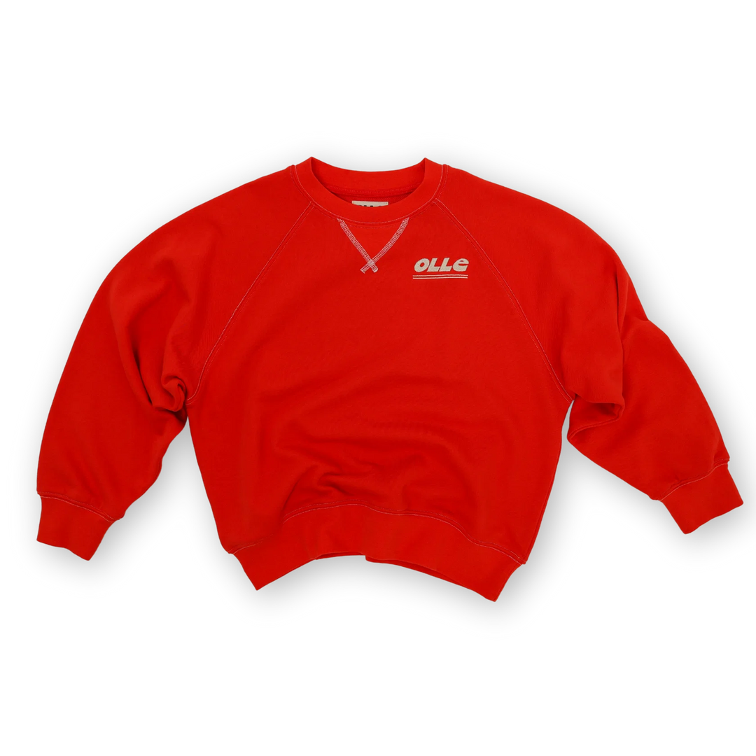 Retro Raglan Sweat - Flame