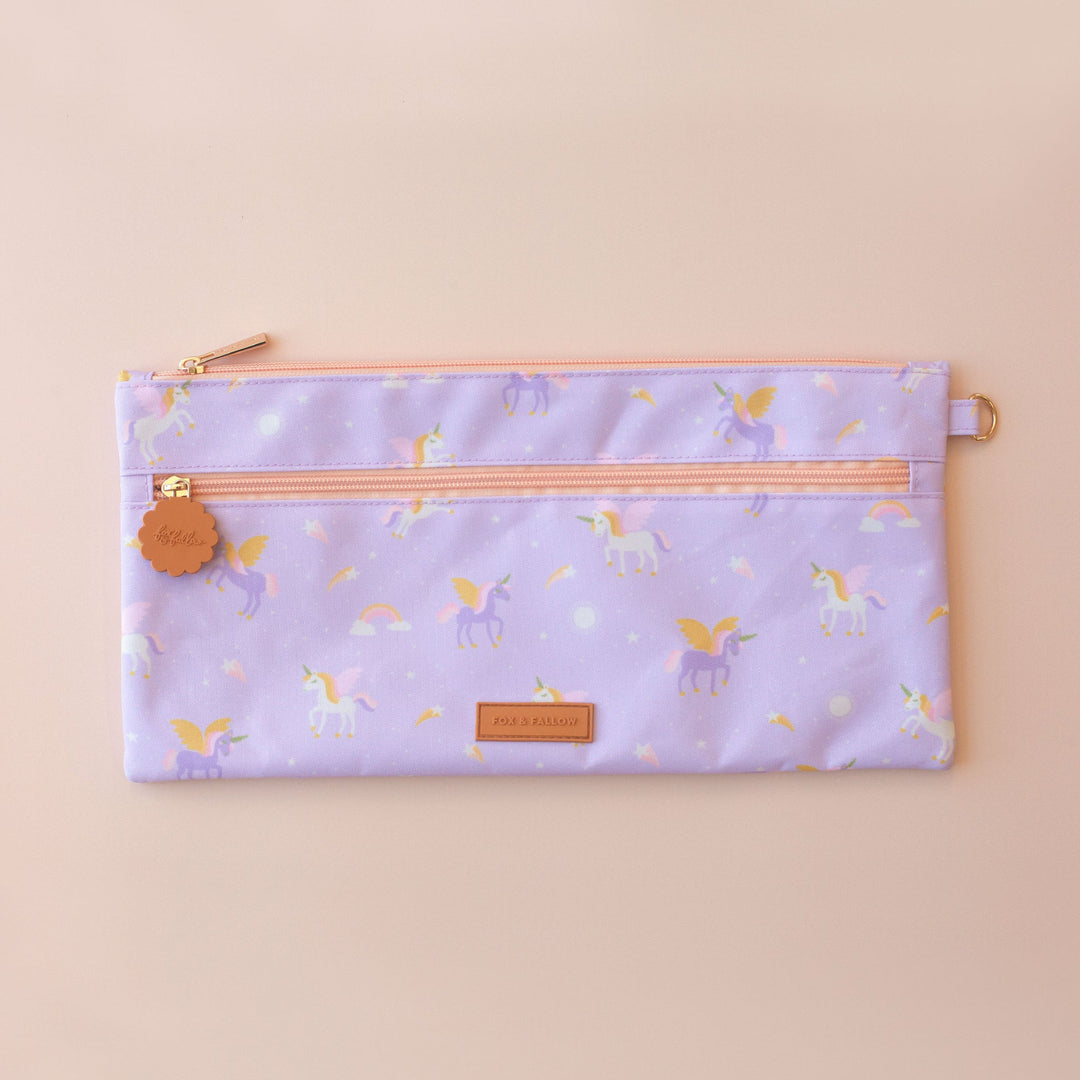 Large Pencil Case | Unicorns