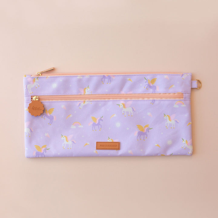 Large Pencil Case | Unicorns